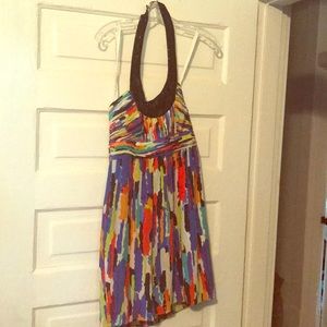 Halter cocktail dress